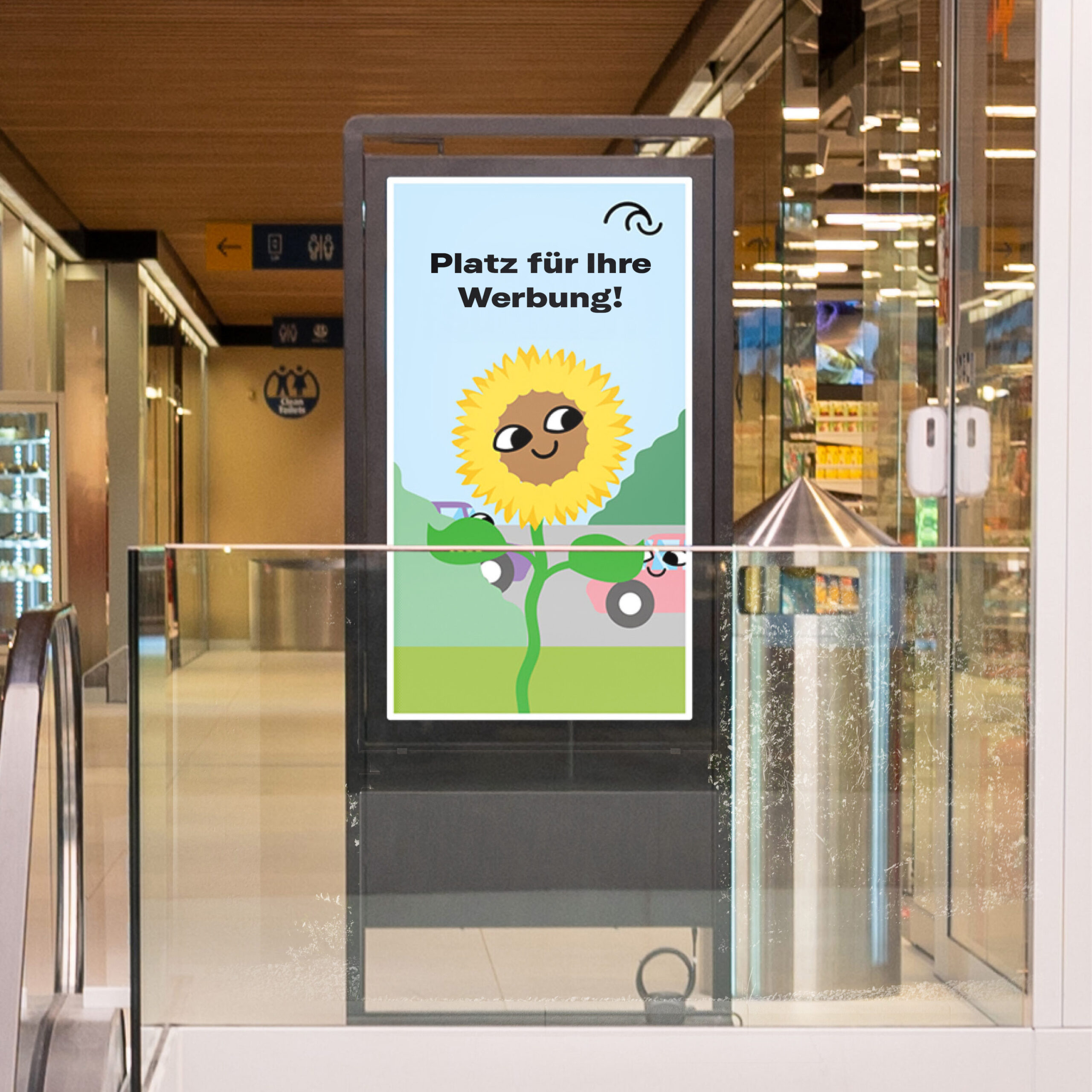 DOOH Screens vor Ort