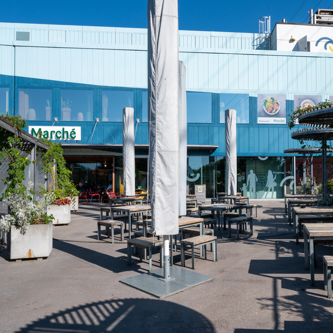 Marché Restaurant vor Ort